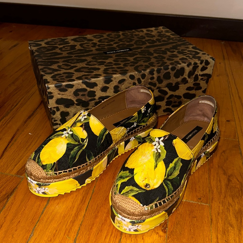Dolce & Gabbana Lemon Espadrille